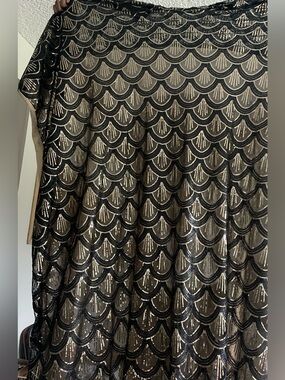 Black and Gold Sequin dress